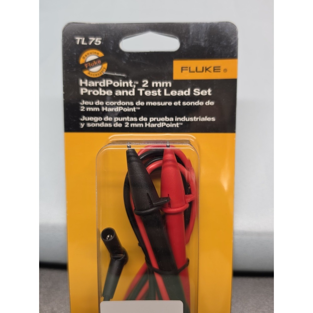 🇺🇸Genuine Fluke TL75 Hard Point 2mm Probe & Test Lead Set 🇺🇸 FREE SHIP - Picture 6 of 6